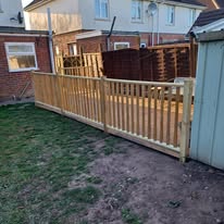 Timber decking full view second angle